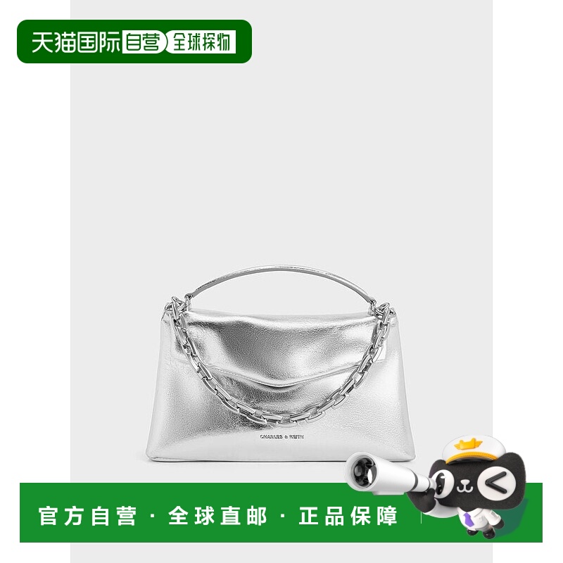 日本直邮CHARLES&KEITH 小ck 25 春链条信封包 PU 斜挎包 小号 女