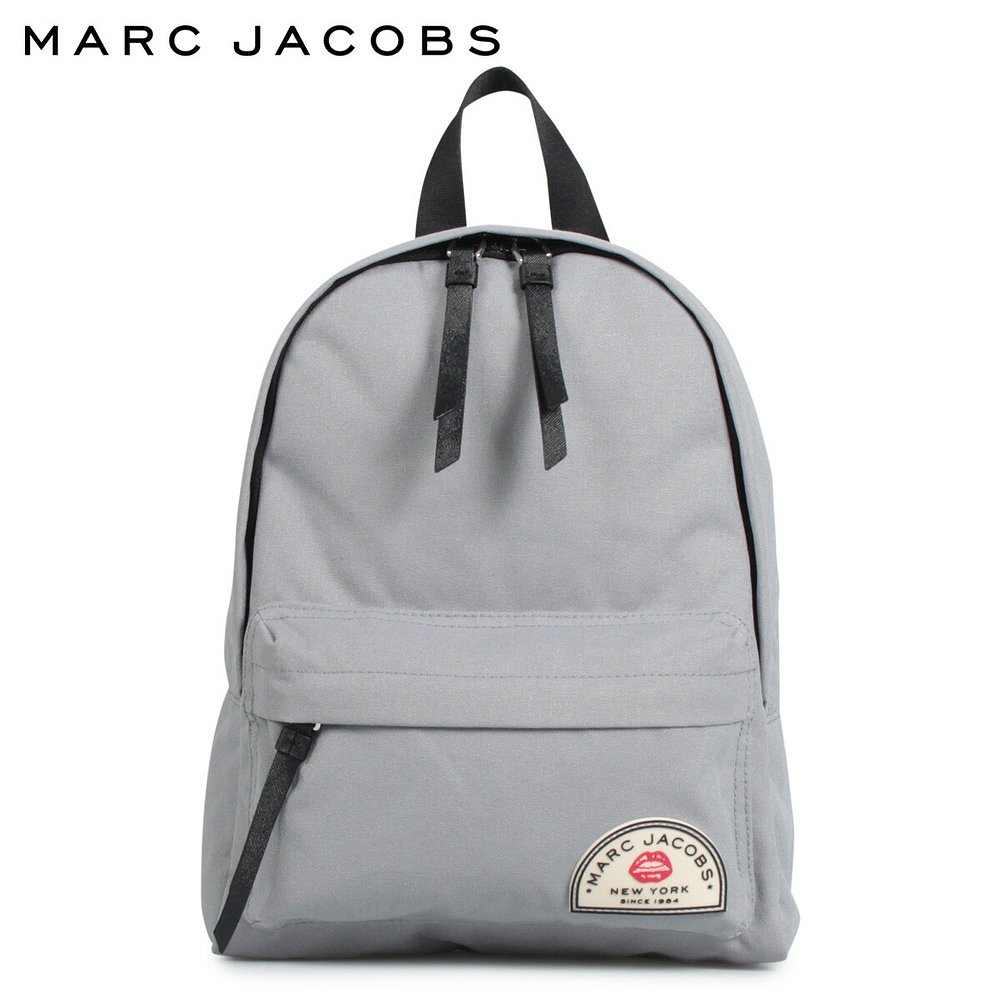 日本直邮MARC JACOBS 背包男女款学院中号背包浅灰色 M0015404