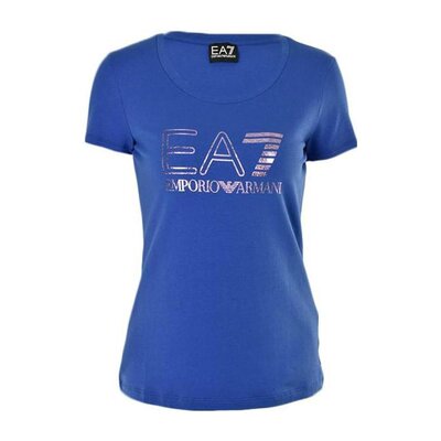 EA7 Emporio Armani 圆领徽标T恤 3ZTT85J12Z