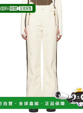 1h可退 香港直邮潮奢 Balmain 巴尔曼 女士 灰白色滑雪裤 BF2PR03