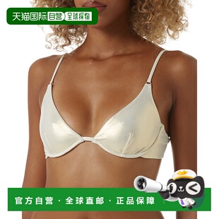 自营Melissa Odabash Key Largo Bikini Top - gold 美国奥莱直发