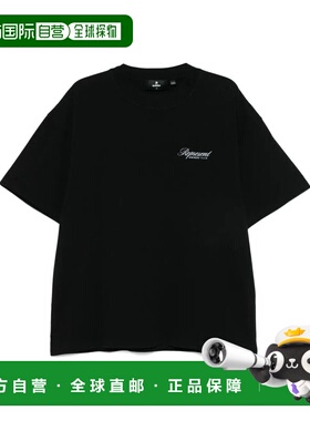 1h可退 香港直邮Represent 男士 黑色棉质T恤 OCM41201001