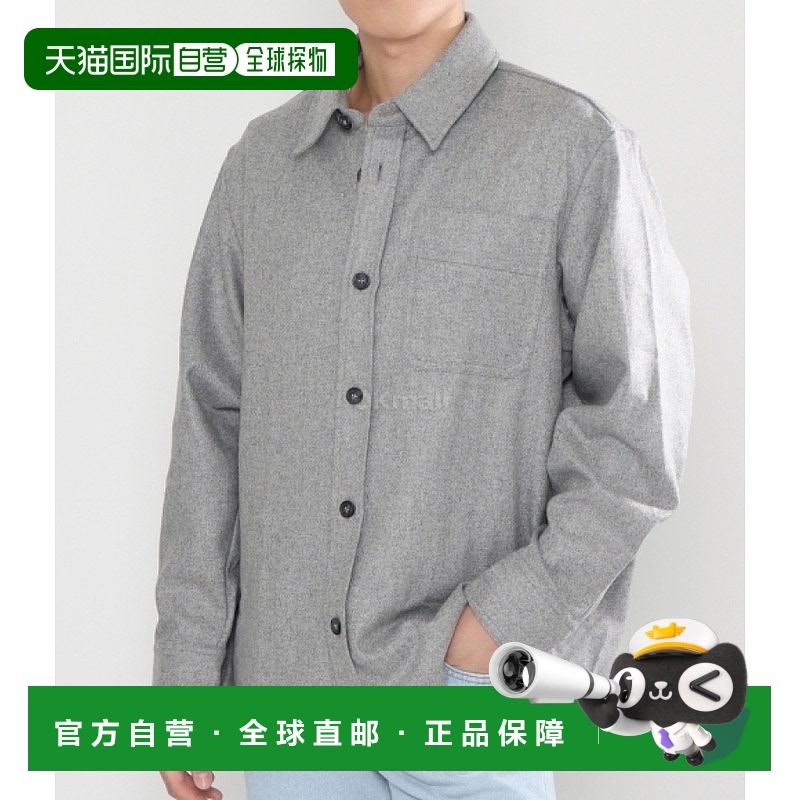 韩国直邮A.P.C Basile Brodee Poitrine 外套式衬衫 男士长袖衬衫