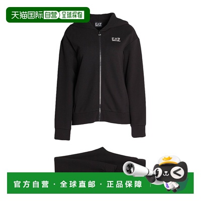 1h可退 香港直邮Ea7 女士 Outfit 运动运动装 black黑色 舒适时尚