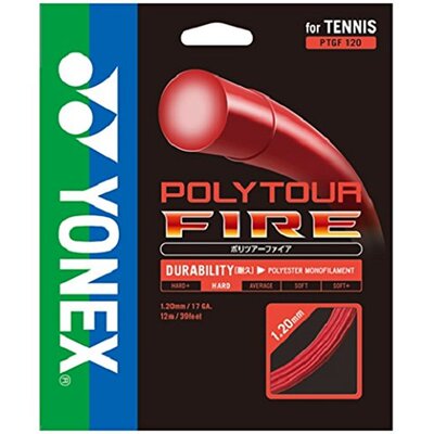 日本直邮YONEX Polytour Fire 120 PTGF120-001