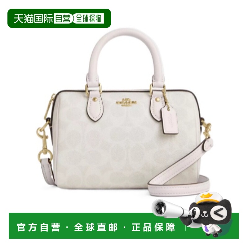 1h可退 香港直邮COACH 女士斜挎包 CW329IMXU5 SS2025 白色 迷你