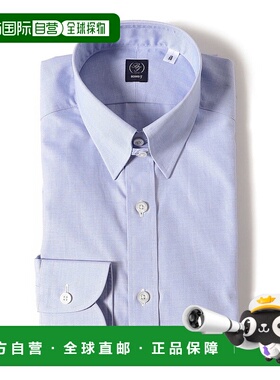 1h可退 日本直邮BEAMS F 男士 全棉 端对端设计 立体V领 蓝色 dre