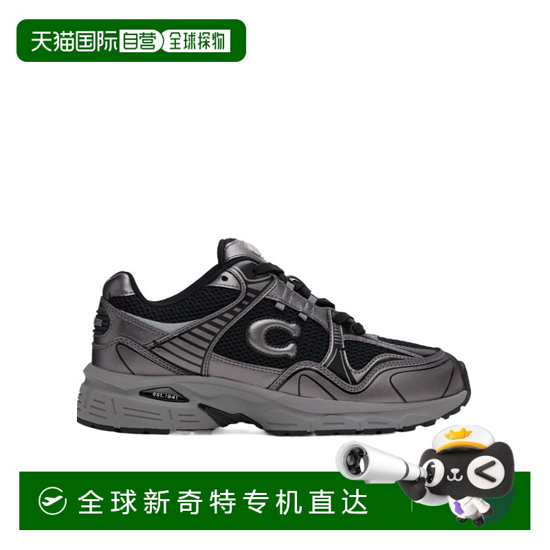 1h可退 香港直邮Coach蔻驰男士休闲鞋CU012XGNAW2024黑色C3