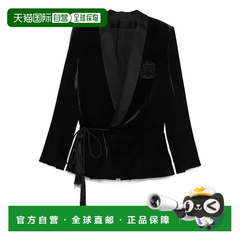 1h可退 香港直邮BALMAIN 男士外套 FH1SI845MH52EAP AW2025 黑色