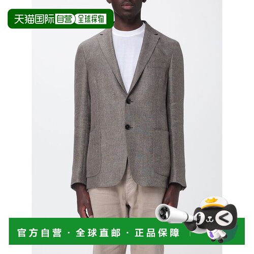 1h可退 香港直邮Z ZEGNA 男士外套 1D7SG0383012A37 SS2026 棕色