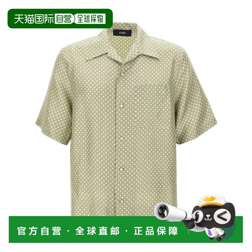 1h可退 香港直邮奢淘 Amiri 短袖衬衫 男 AMTOSH1152