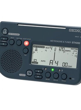 日本SEIKO节拍器调音器大音量 可安装乐谱架 黑色STH200B