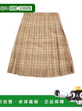 1h可退 香港直邮潮奢 Burberry 巴宝莉 女童 KG3 ESTELLE CHK 半