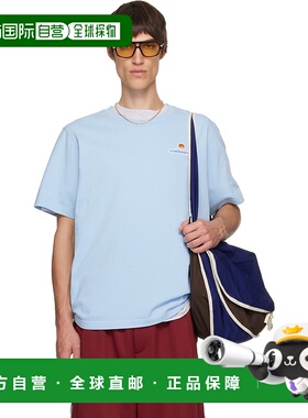 香港直邮Casablanca 男士 蓝色 Montagne T 恤 MPF25JTS00107