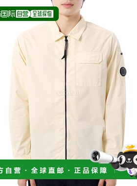 韩国直邮CP COMPANY 有机华达呢拉链外套衬衫 (19CMOS705A 110143