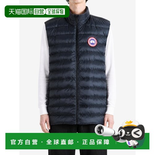 美国直邮Canada Goose加拿大鹅 Stratus红标logo拉链羽绒马甲男款