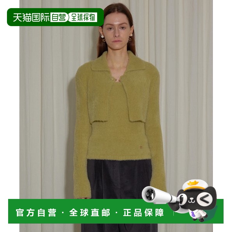 韩国直邮EN OR 女士毛针织衫BCWTKN006GN SOFT RIBBED KNIT CARDIG
