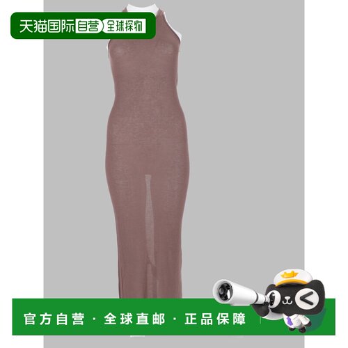 香港直邮RICK OWENS 女士连衣裙 RP02F5549RC86 AW2026 灰色吊带