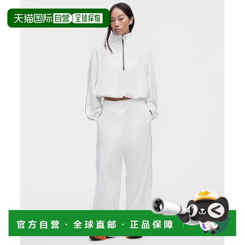 韩国直邮lululemon 斜纹梭织高腰百褶裤 亚洲版型裤子运动裤