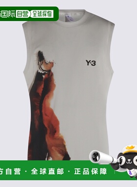 香港直邮Y-3 男士背心 JN3000 AW2025 白色 Sleeveless. Front gr