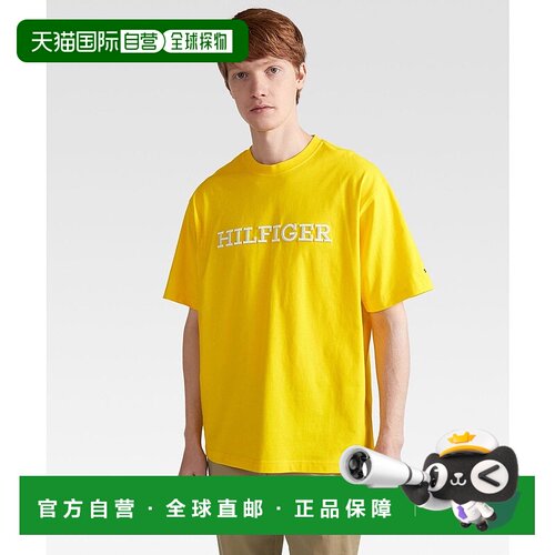 日本直邮TOMMY HILFIGER 单胶带刺绣图案T恤 [TO3203EM09519]