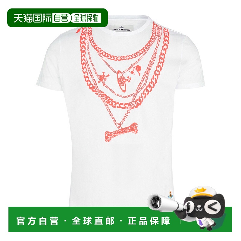 香港直邮Vivienne Westwood Chain Peru T恤 3G01003VJ001M短袖