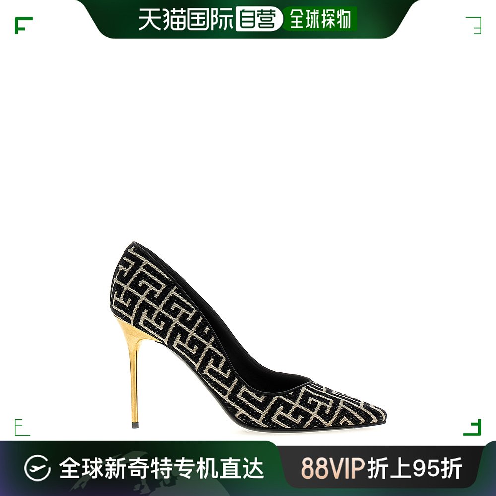 香港直邮潮奢 Balmain 巴尔曼 女士 红宝石色浅口鞋 CN1UA517TJMA 女鞋 时尚休闲鞋 原图主图