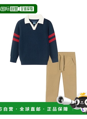 自营 Andy & Evan 有领毛衣 & 混合裤 - 蓝色 美国奥莱直发