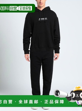 1h可退 香港直邮潮奢 Ih Nom Uh Nit 男士 连帽卫衣 black黑色 舒