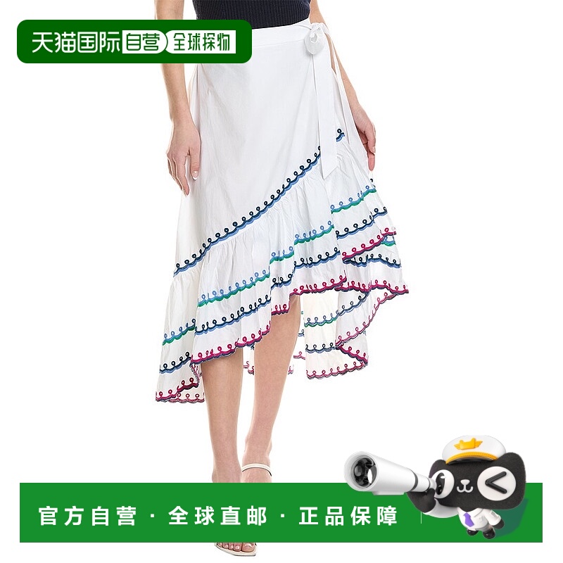 自营Roller Rabbit Valleta 刺绣 Marielena 裙子 - 白色 美国奥