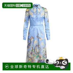 印花丝绸 1h可退 欧洲直邮etro 女士 连衣裙长袖