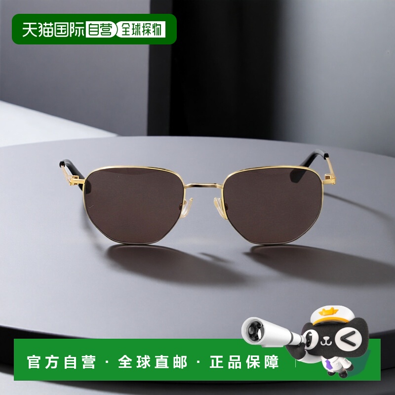 1h可退 香港直邮BOTTEGA VENETA 男士太阳镜 BV1301S005 CO 金色