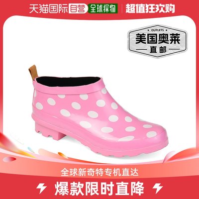 Journee Collection 女式 Rainer 雨靴 - 粉色 【美国奥莱】直发