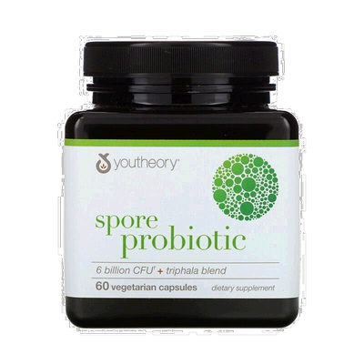 香港直发youtheory年轻原理孢子益生菌膳食补充剂增肠道菌群60粒
