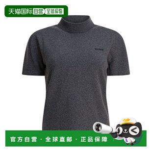 香港直邮Miu 羊绒Polo衫 Miu 女士 MMR45118A9F048 缪缪 1h可退