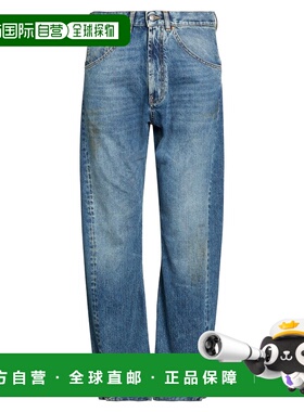 香港直邮Palm Angels 棕榈天使 男士 牛仔长裤 blue蓝色 舒适时尚