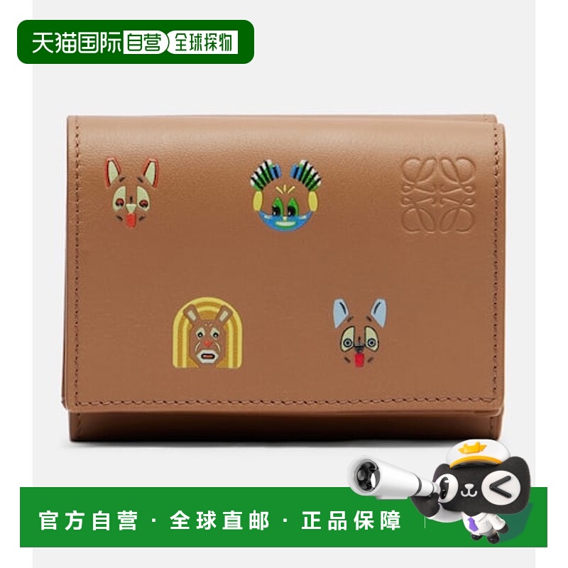 香港直邮LOEWE 罗意威 女士 x Louis Wain Cats 皮革钱包