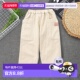 日本直邮BREEZE 男童女童 侧边口袋工装 1h可退 裤 J421825牛仔