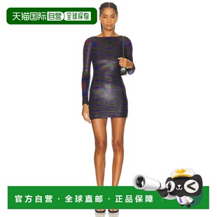 1h可退 香港直邮MISSONI 米索尼 女士 长袖迷你连衣裙 DS25WG2J