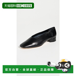 1h可退 香港直邮aeyde 女士 Delia 纳巴革高跟鞋 black黑色 舒适