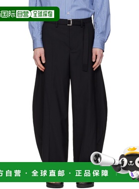1h可退 香港直邮Sacai 男士 黑色 Suiting 长裤 2603901M