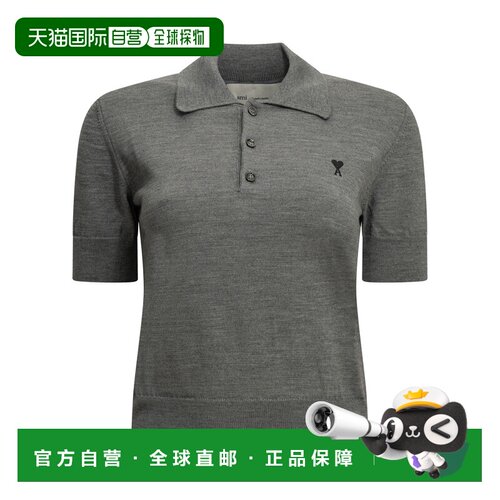 香港直邮Ami Paris 女士针织衫 FPL458KN0197A336【付后1h可退】