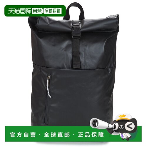 欧洲直邮Eastpak男女同款卷顶背包机能工装风防水耐磨黑色双肩包