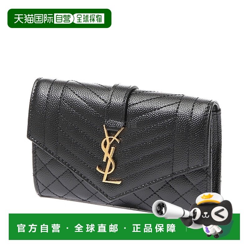 韩国直邮SAINT LAURENT PARIS 651026 弓91 1000 半钱包牛皮,箱包皮具/热销女包/男包,钱包,淘宝优惠券,粉丝福利购,淘宝优惠卷