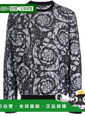 香港直邮VERSACE 男士卫衣 10102401A076122B050 AW2023 黑色