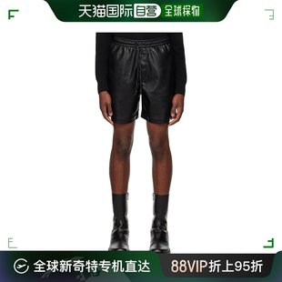 黑色 Doxxi Nanushka 纯素皮革短裤 NM22CRST0 男士 香港直邮潮奢