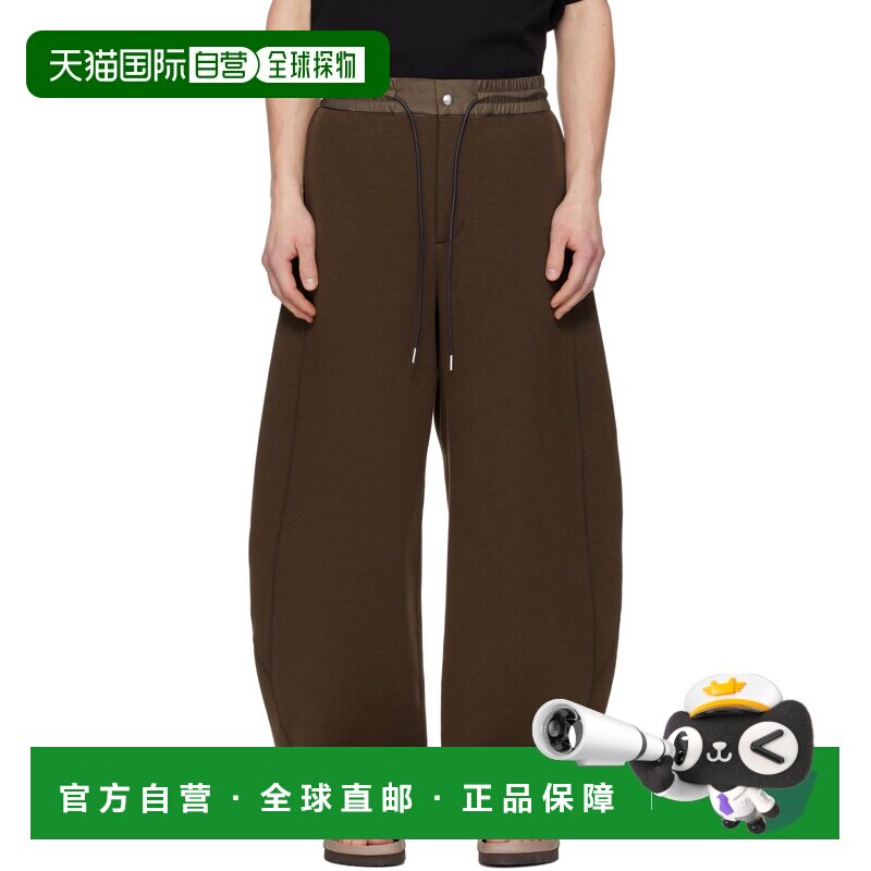 1h可退 香港直邮SACAI 男士休闲裤 2603951M601 SS2026 绿色 抽绳