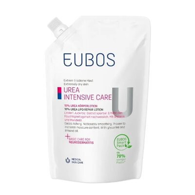 欧洲直邮德国进口Eubos皮肤护理温和洗护沐浴露敏补充袋装400ml