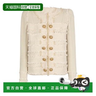 香港直邮Balmain AF1SK245CC75 流苏休闲夹克