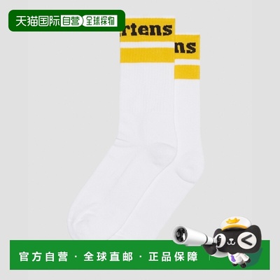 自营欧洲直邮DrMartens马丁大夫 Athletic Logo男女通用有机棉袜